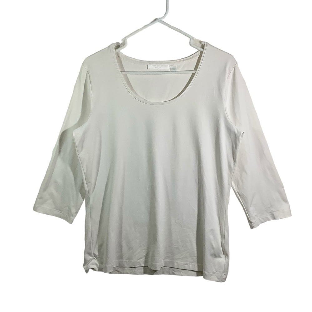 BOSS Hugo Boss Quarter Sleeve Scoop Neck Top